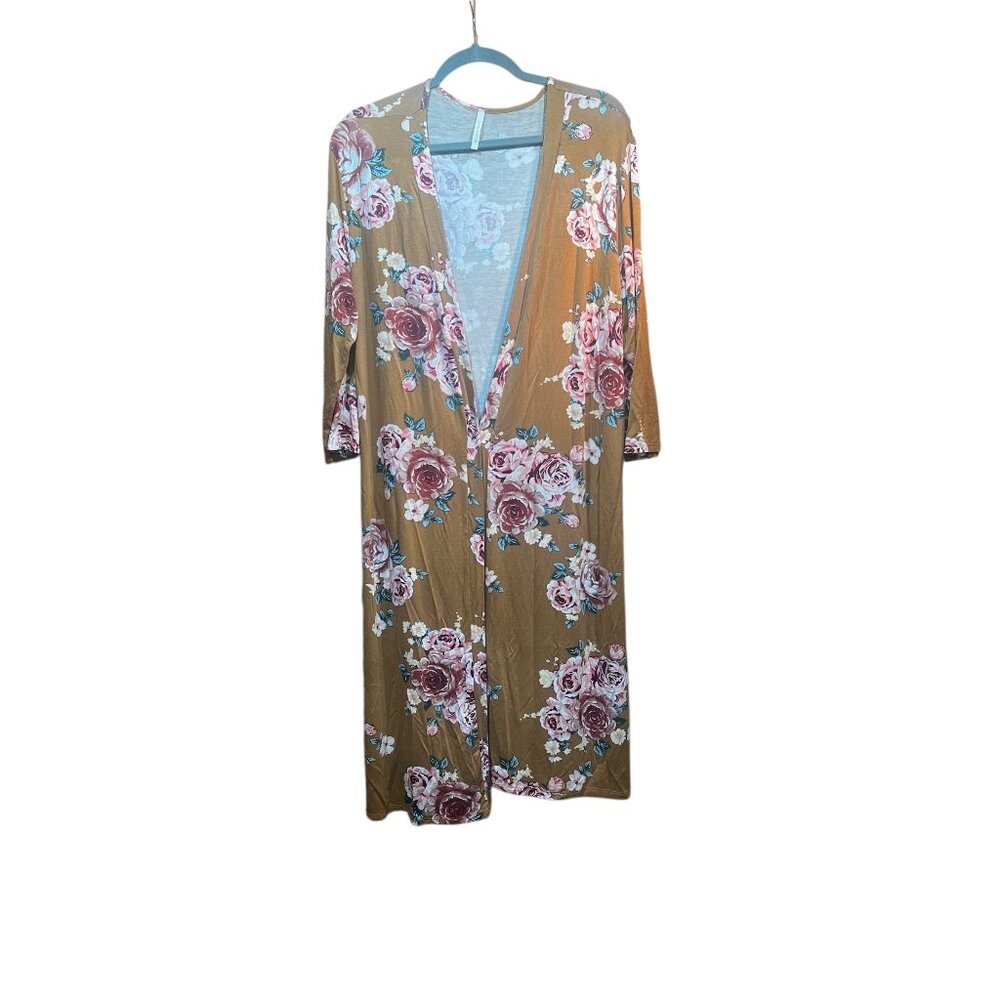 Lime n Chili Lightweight Long Cardigan Size L